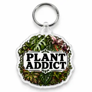 Plant Addict Keychain