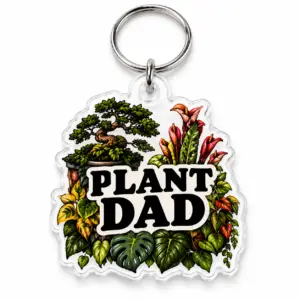 Plant Dad Keychain